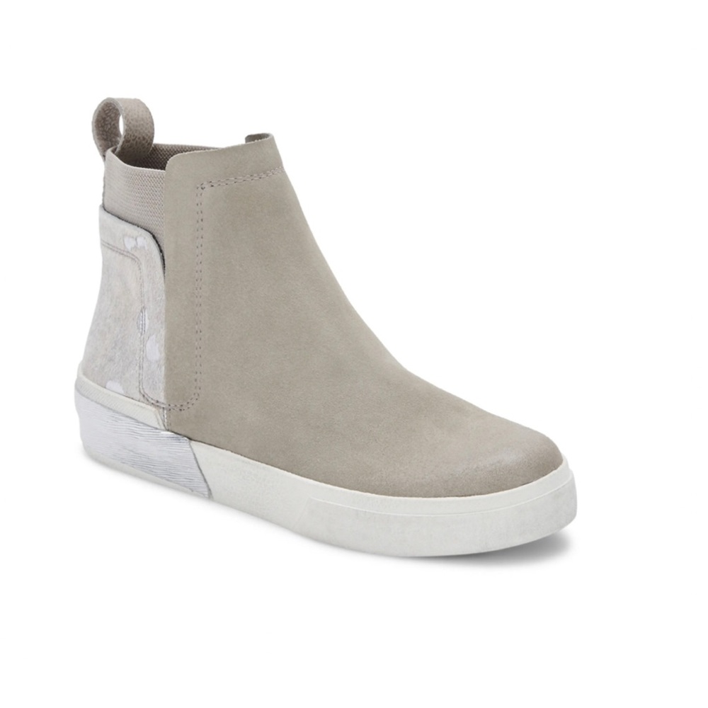 Dolce Vita Grey Suede Zuma Bootie